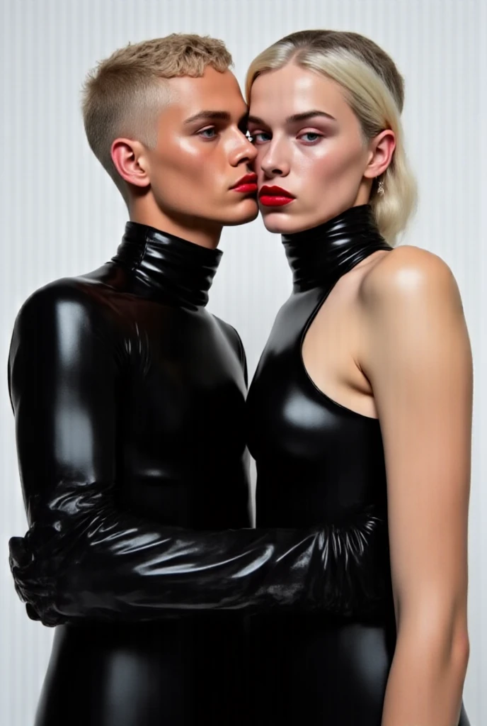 (masterpiece, best quality, 4k, dreamlike, hyperrealistic:1.35), (Doctor Stargher is albino tall lean androgynous male perverted genius nerdy geeky technomage queer transhumanist depraved homosexual misogynist ????? sadistic villain with weak stomach beautiful eyes thin face flat ????? frail shoulders lithe waist male ?????? bulge sleek skintight ????????:1.5)