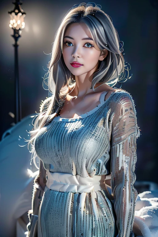 ((masterpiece:1.5,Highest quality,Highly detailed images,Beautiful images、Realistic、Photorealistic、2.5D))(1girl, 独奏)(medium breasts, white hair, black eyes, Healthy legs、Tight ass、Beautiful cleavage)(Fantasy dresses、Fantasy Clothes、Battle Dress from Another World、Deep slit)(wind, floating hair)(Inside the castle、Audience Chamber）
