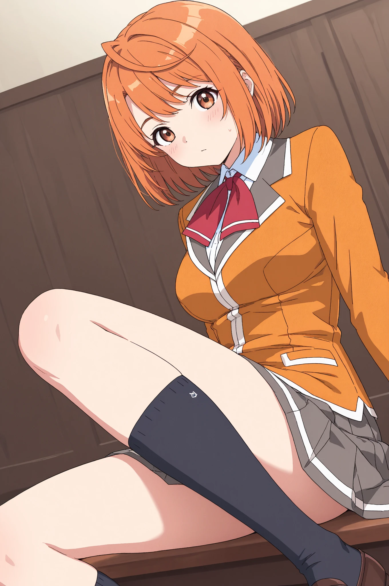 Anime background art, bottom of room, one bed, lying on a bed, beautiful anime scenes, 4K anime art wallpaper, 4k anime art wallpaper, Rosla global illumination, anime girl, 1 girl, LORA similar, , school uniforme custome, definition in the eye, happy face, perfect face, showing her , perfect , hairy , pubic hair, a lot of hair on the , a lot of pubic hair, , open , red hair, green eyes, a lot of pubic hair, colored pubic hair, red pubic hair, colored pubic hair, red pubic hair, more red pubic hair, perfect , perfect eyes, perfect green eyes, see , white short stockings, stockings on both legs, short stockings,  ,  , view of the pubic hairs, very hairy .
