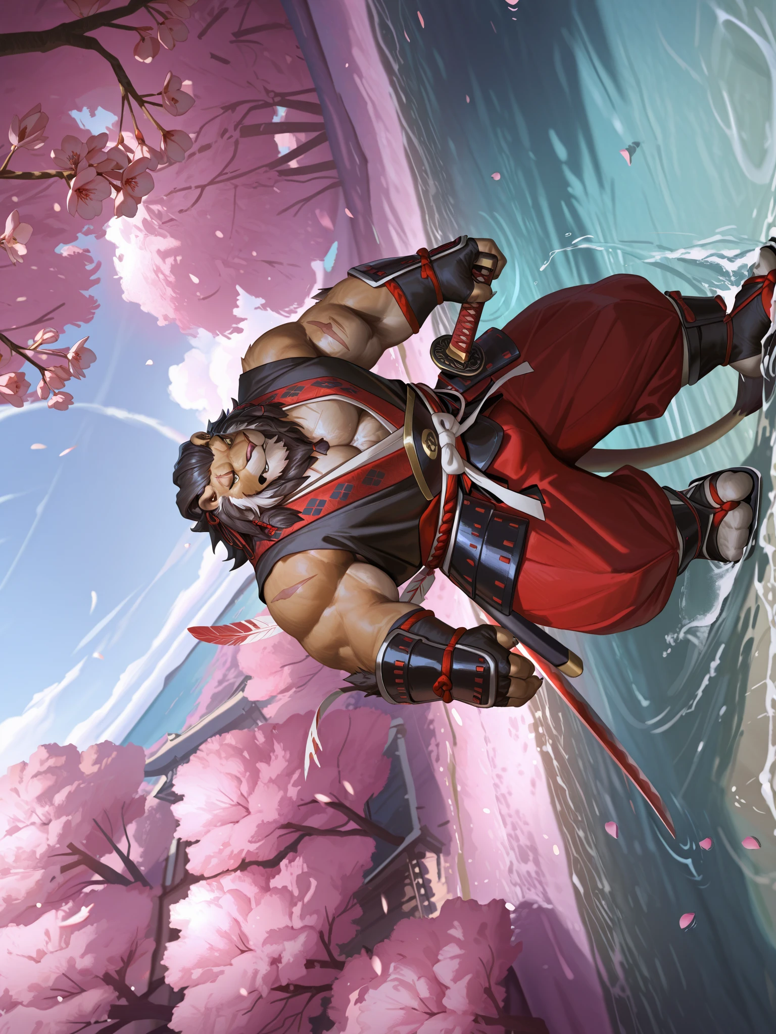 ryu, Street Fighter VI, anime, handsome, white speedos, big bulge, masculine, beard, older look, , full body, realistic, 32 K, japan temple, bamboo forest, 😉 💦 --auto --s2