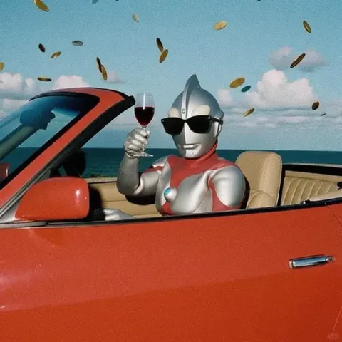 Ultraman image creative integration