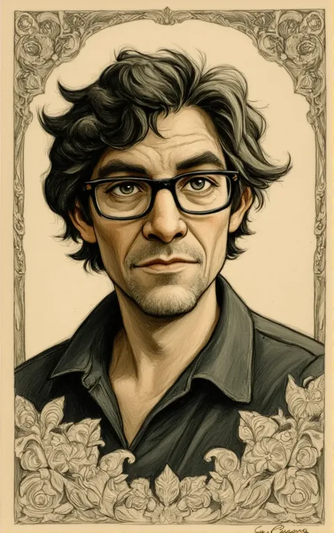 老漫画风格的框架