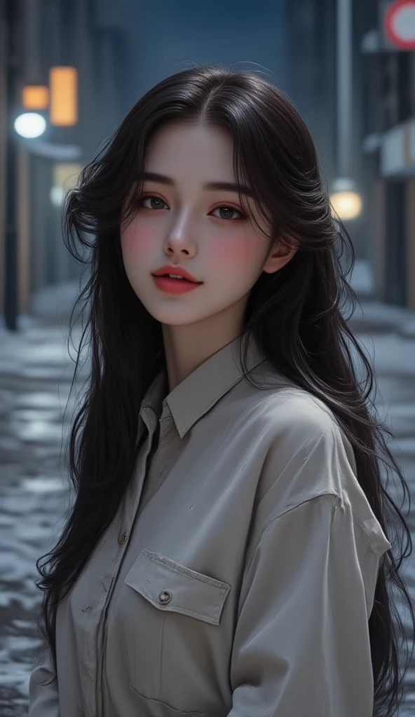 (RAW photo, best quality), (realistic, photo-realistic:1.3),best quality,highly detailed,masterpiece,ultra-detailed,illustration,1girl,upper_body,dynamic angle,world masterpiece theater,messy_long_hair,best quality,extremely detailed CG unity 8k wallpaper,ink,Amazing,cinematic lighting,lens_flare, dunhuang_style