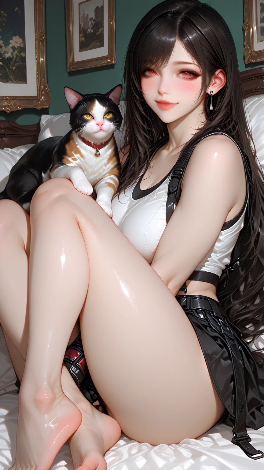 anime girl with black hair and a cat in a ,  anime girl, attractive cat girl, from girls frontline, beautiful anime catgirl, fine details. girls frontline, cute anime catgirl, anime catgirl, , very beautiful anime cat girl, attractive anime girl, anime moe artstyle,  anime style, catgirl