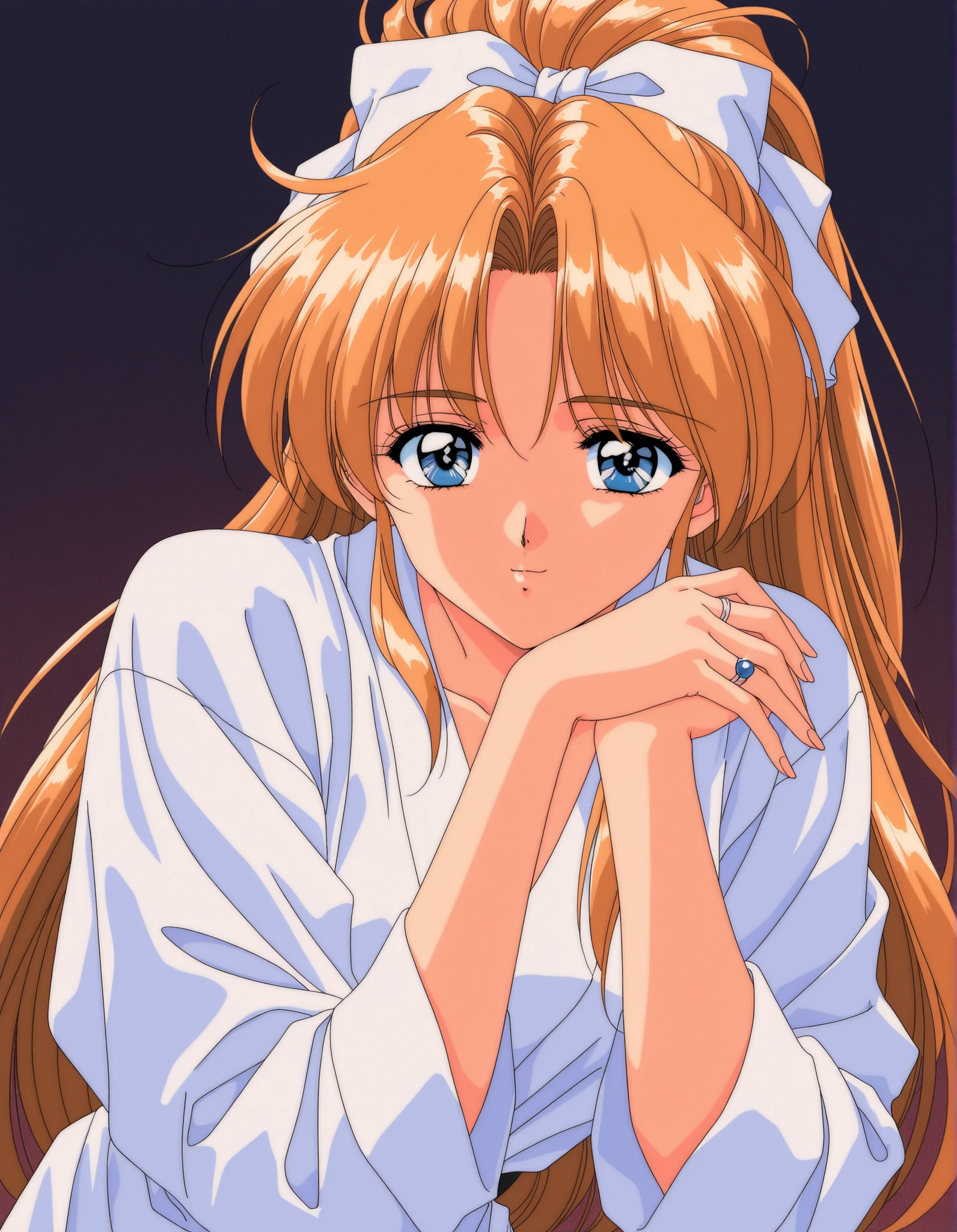 Shogun,high resolution, Super Detailed,very beautiful,Highest Quality, Hifumi Togo, 1990s (style), retro art style, Game CG Style, rhythmic gymnastics leotard, boxing ring