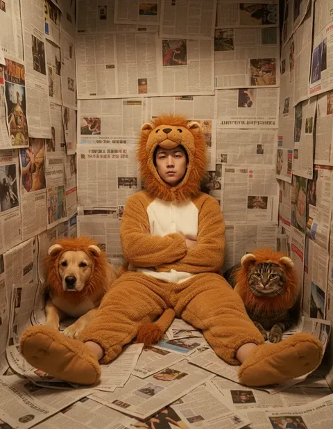 صور فوتوغرافية عشوائية لدمى الحيوانات