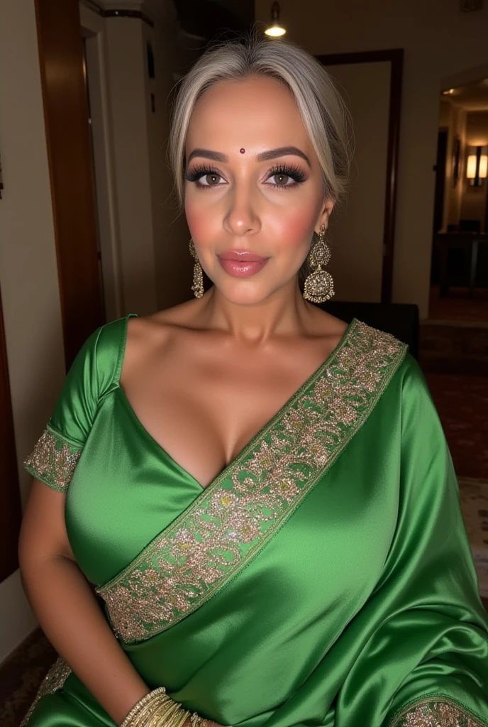 A half body of woman in a bright colourful Hijab Dress posing for a perfect loop lighting photoshoot, light colourful bra, lacey, gorgeous woman, cleavage, wavy lingeries, angela white, jaw-dropping beauty, wearing bra, (cinematic realistic Green Space background behind her), curvy model, ???? push up bras, attractive girl, (((???????????))), busty, with ?????????????, attractive woman, jaw dropping beauty, (((big body shape))), ((Green Space)), ((wearing a Hijab Dress)), (dramatic lighting), (sharp focus), (intricate), fashion, realistic skin texture, (( perfect ???????)), ((detailed face:1.2)), ((detailed facial features)), (finely detailed skin), masterpiece), (perfect proportion), (realistic photo), (best quality: 1.6), (detailed),