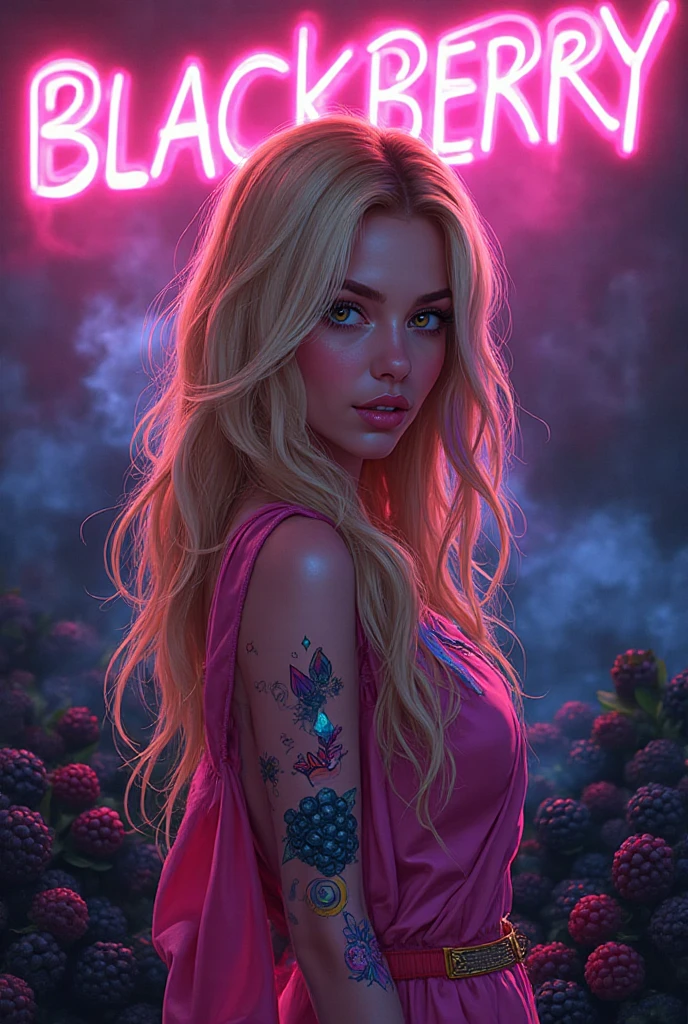 An ultra hot gorgeous European woman. Age 23.blonde hair. sexy girl, key visual, intricate, highly detailed, breathtaking beauty, precise lineart, vibrant, comprehensive cinematic, Carne Griffiths, Conrad Roset, full body view, ((big tits))