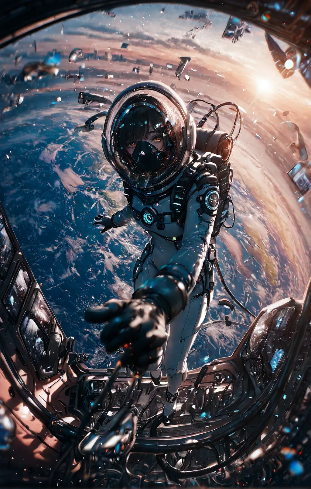 우주에서 깨진 것 고치기