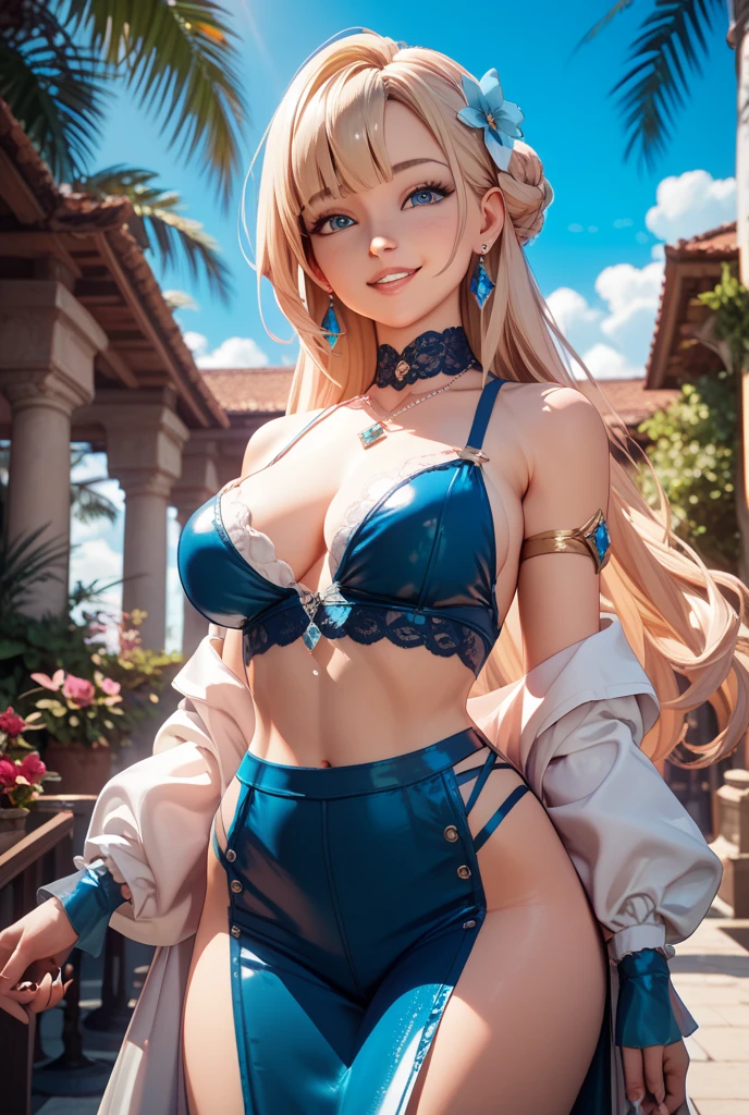 One ultra hot gorgeous European woman. Age 23. ?????????????, lips, naughty face, medieval city, cloud, motherly, thicc