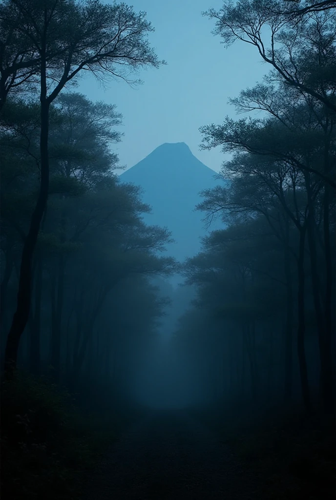 We didn't understand anything. Just make your way through the dark forest. The moonlight illuminates the road faintly. Only the sound of trees swaying in the wind can be heard clearly. Strangely, there was no anxiety, but I could sense that an unknown gaze was catching us.