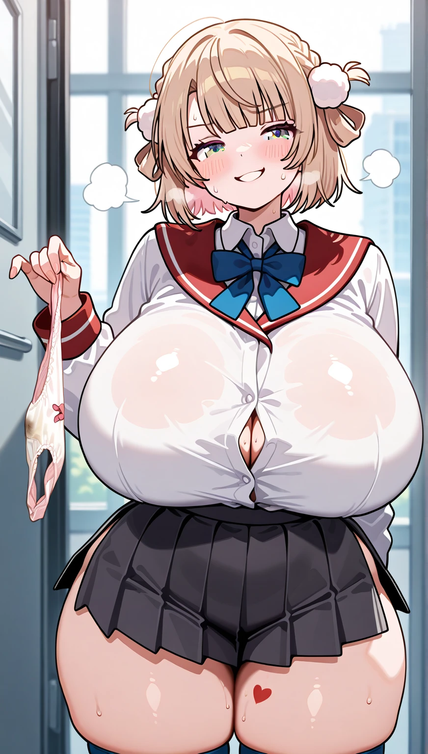 korean idol　japanese idol　gorgeous sister　mature woman　huge 　((A super shiny navy blue school swimsuit that is so shiny that it reflects the light.))　(Round face chubby)　((Plump))　((Blonde Shorthair))　((Sea bathing in the sea with a beautiful starry sky and a big moon))　sea bathing　sweaty　((Copious sweat running down))　((Sweaty and wet face and body))　((Bright red rouge plump lips))　((Eyes meet))　duck mouth　((Moist eyes))　((Beautiful armpits wet with sweat))　((Slimy and shiny wet armpit pussy))　((Mature woman showing her armpits))　((50 years old))　upper_Close-up of body, looking up　gravure idol　embarrassed look　Watery eye, ,(NSFW:1.3),(pussyjuice:1.5),,1 boy,( 1 girl:1.05),(spread legs,arms behind head:1.1),(have sex,massive female ejaculation:1.2),(open your mouth:1.0),(long tongue,stick out tongue:1.1),(moaning,orgasm:1.1),(Cowgirl position:1.2),(arms behind head:1.3),(bare crotch and breasts:1.1)