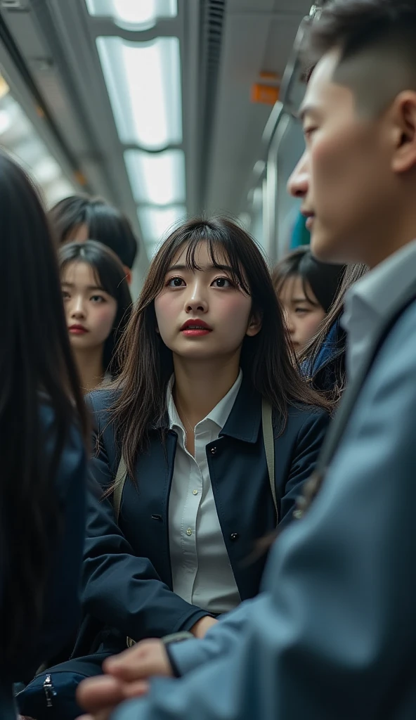 top-quality　​masterpiece、dong'don't look here,Gili roll suit for 18 year olds、White High Sokare Sensei:1.6、Japan Elementary School Girls,Student Council President、Cute and popular、a 、The face of a girl who does not hide her anxiety with a smile:1.4、They were  in a crowded train in sailor suits:1.6、A man hugs her tightly on a crowded train:1.6、touch her breast:1.6、(surround her:1.6)、Approaching her:1.4、The target of the  is a petite junior high school student、full body Esbian,she has black hair、She thanked me politely......,Photographing her beautiful calves、The performance has started。She sat in a chair and played the flute、Photo taken from the front of her、Performance is coming soon、She noticed me and excused me.、It's time to go home、Ride a crowded train home、Ride a crowded train、On the train I rode、She happened to be riding、She doesn't notice me、i'i'i'i'i'I'm being pushed around by a lot of people on a crowded train......、In a crowded train, She stands up and shrugs.、She is surrounded by men、Man cuddling behind her in a crowded train、When you're on a crowded train々Beautiful girl being 、For example, pimple-like, they may be  abused.１　Fits snugly、Touching the lower body、more、Troubled face、It's the most exciting part you want to record、sada、Surround them so that they can't even sit down.in the evening, It was almost time to go home.、The train is full.、The girls began to be surrounded、Uncle huddles around the girl、On the back of the girl a short uncle sticks snugly、I feel like I'm starting to touch my hips...、There are many people on the crowded train.