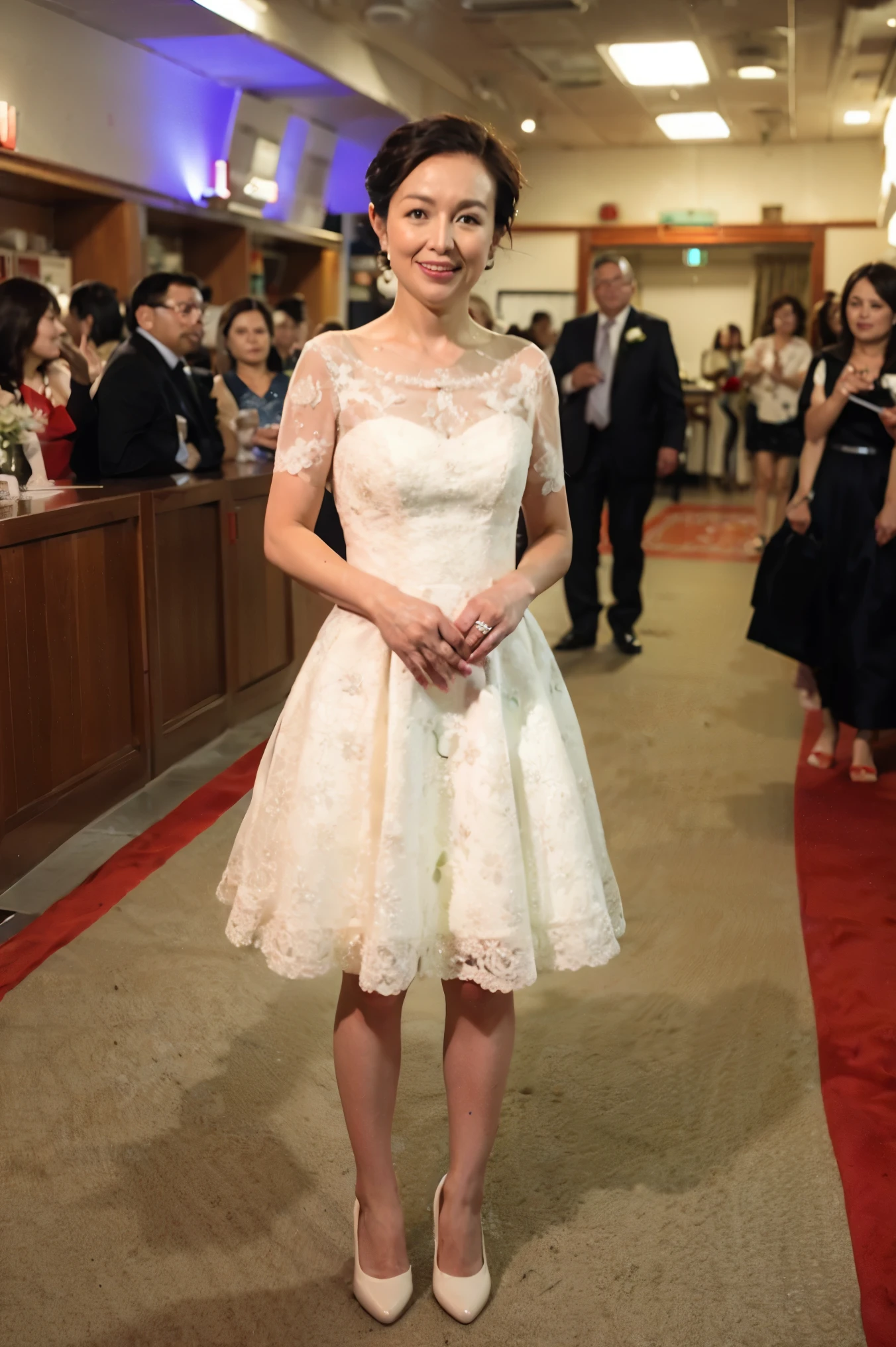 High Quality, 8K, womanhood、Wedding photos、Full Body、facing front