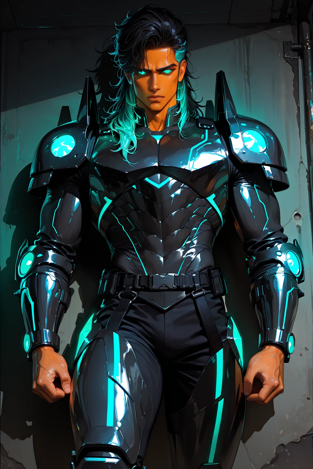 (((female captain planet))), design sheet, captain planet, colored skin, green hair, masterpiece, slendered abs ,muscular, veins, big arms, chiseled chest, detailed , shiny skin, powerful, godlike