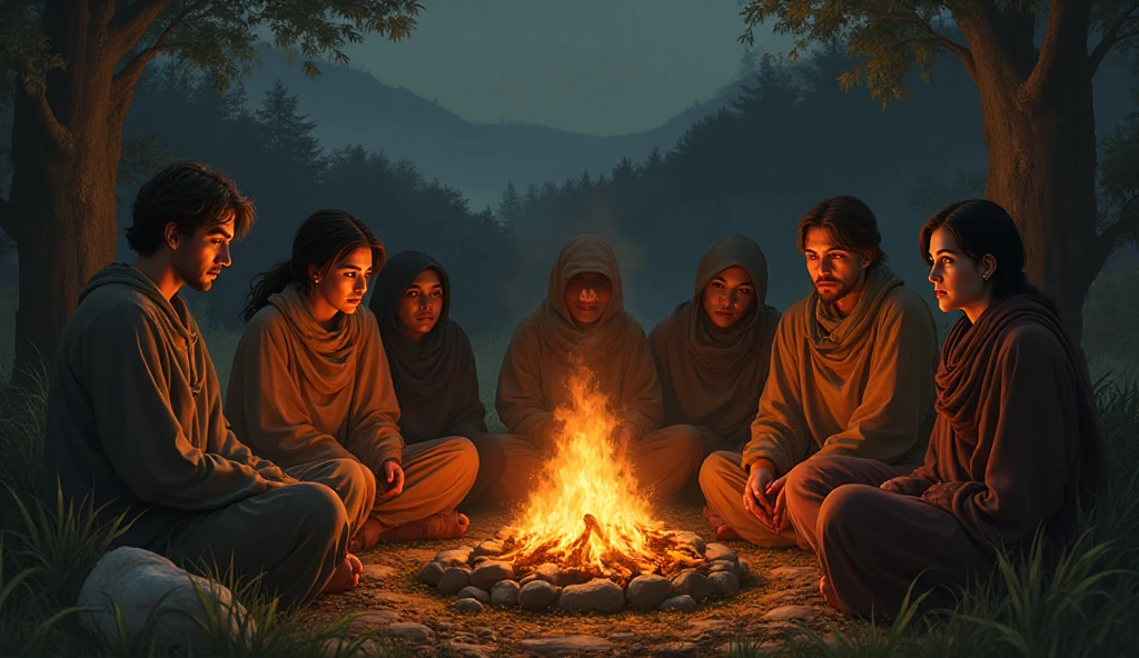 An image that represents a group of Adam and Karim Khawla Ethajar and Fati 