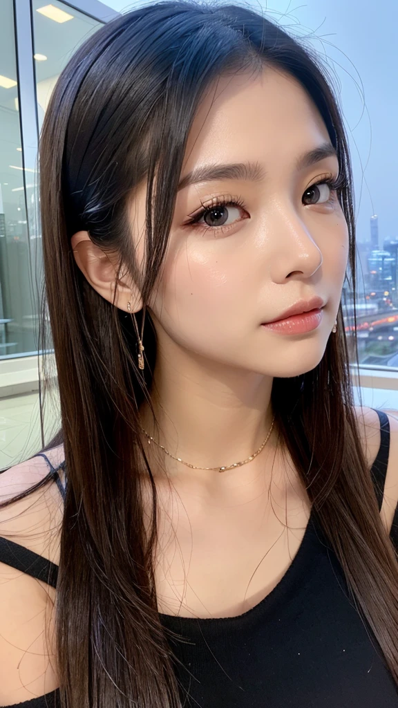 Mature young woman，Tight business suit，Slim waist,huge tit、large cleavage、 wide hips，Sandals，There are moles at the corners of the mouth，Mole at the corner of the eye on the face，Smoky makeup，Heavy makeup，Dark eyeshadow，short ear-length hair，ear jewelry，choker necklace，There'There'There'There's a lot of sticky water on my face，Very sticky water sticks to hair，Very wide open mouth，Stick out your tongue，saliva runs down the tongue，