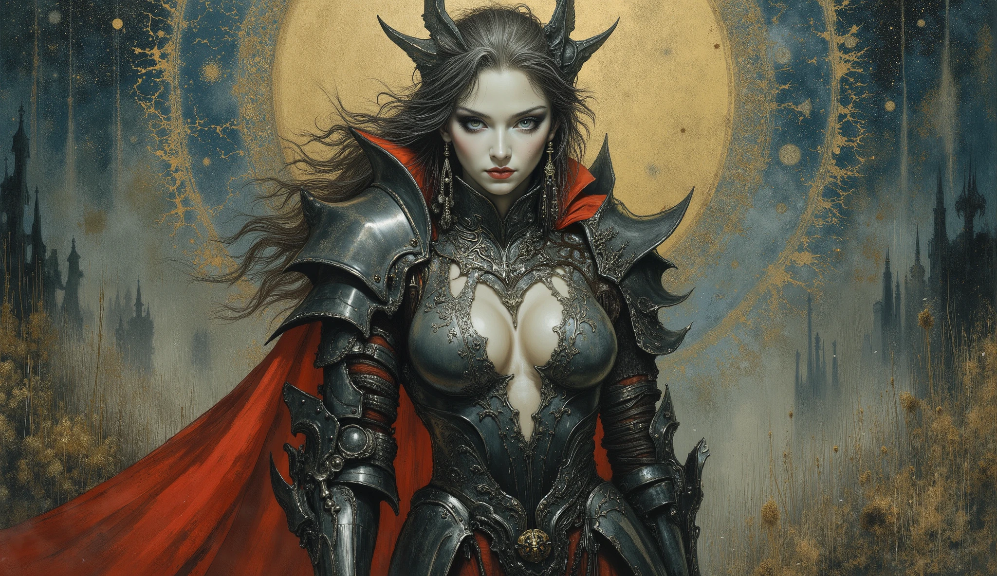 nsfw,nipple,pussy,Created by Ray Caesar,Female Knight,full body