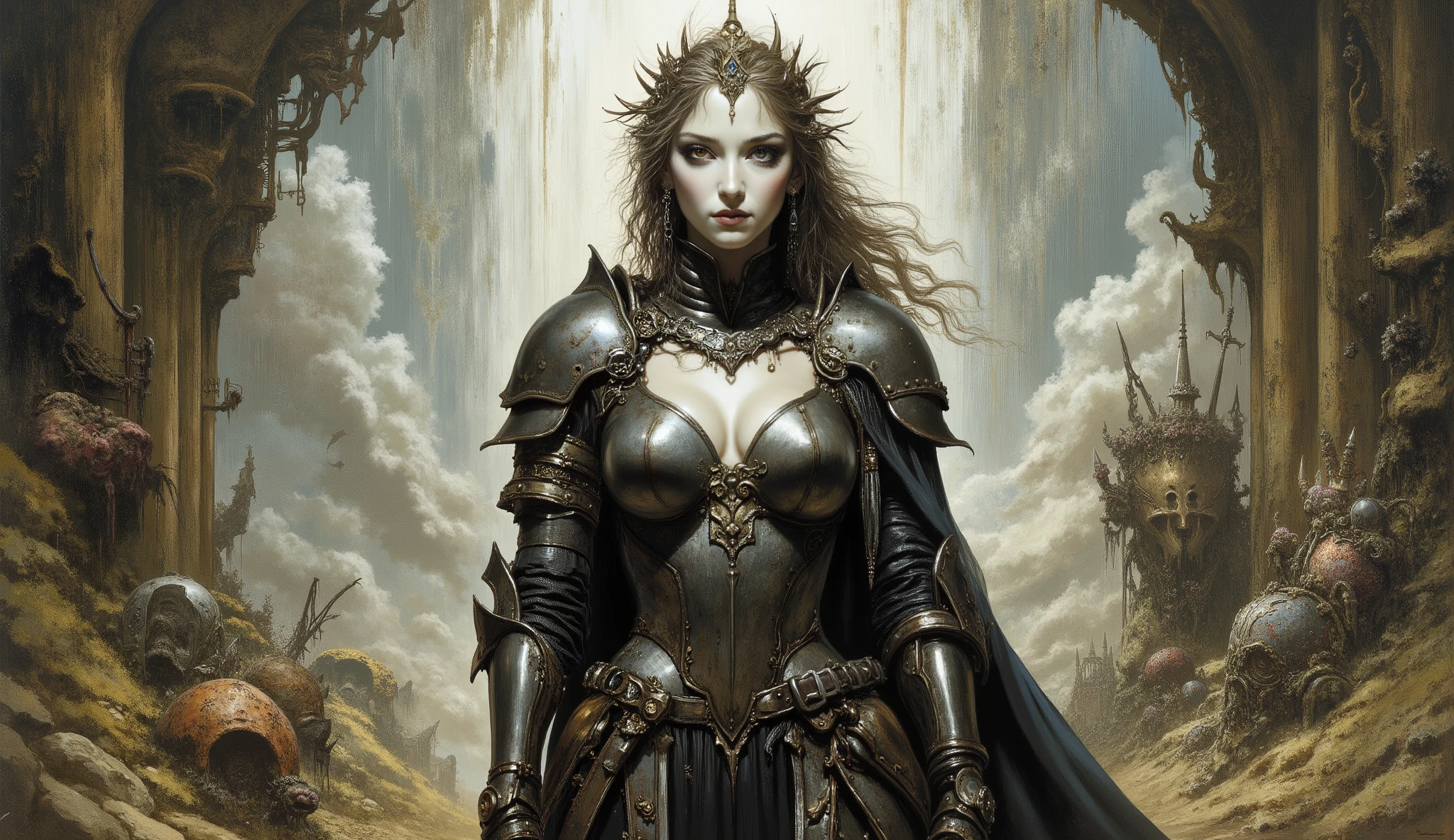 nsfw,nipple,pussy,Created by Ray Caesar,Female Knight,full body