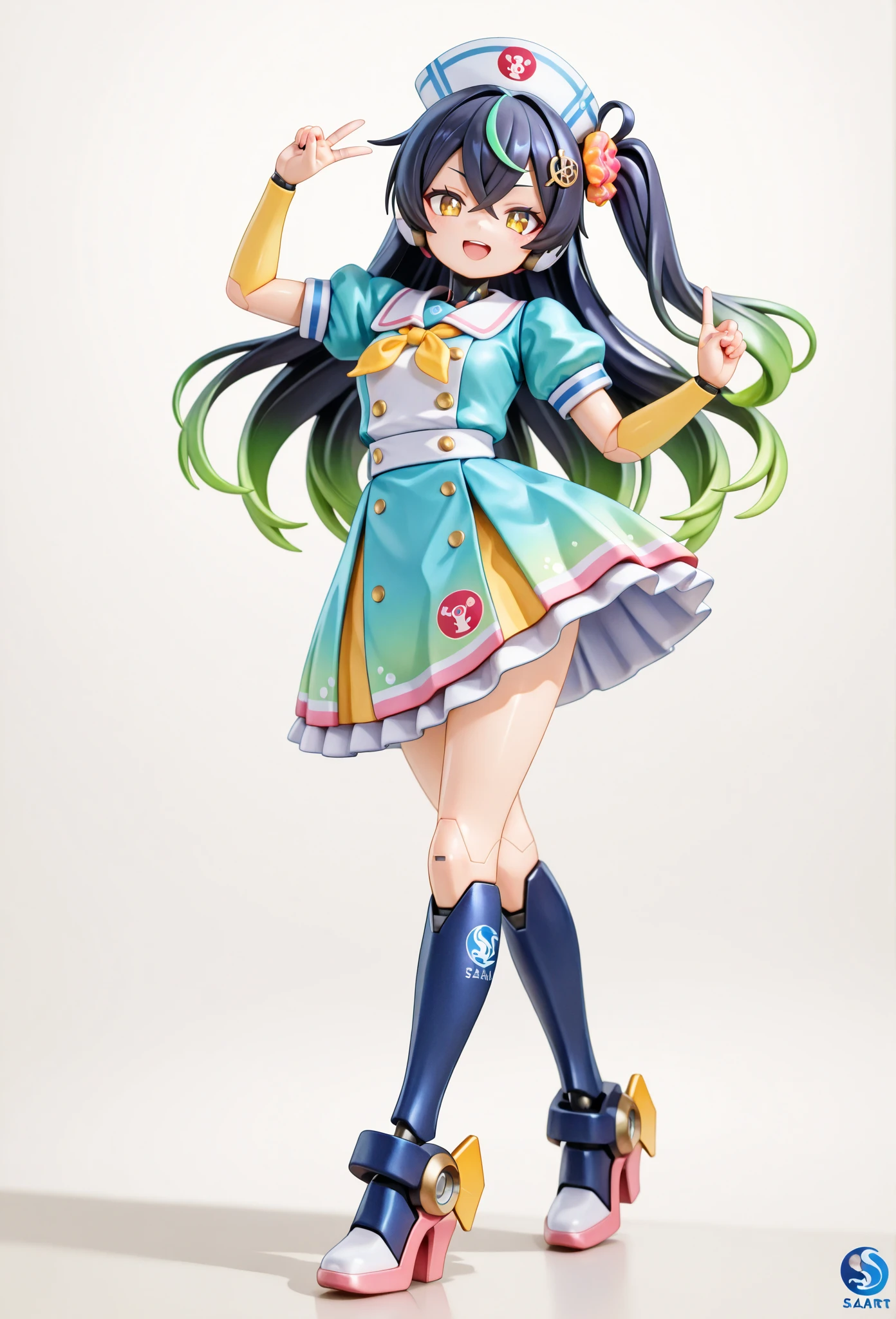 score_9, score_8_up, score_7_up, masterpiece, best quality, perfect facial features, highest resolution, 8k, amazing quality, detailed eyes, clear eyes, dynamic composition, dynamic pose, face clearly visible, close-up of face, low angle, turn your side, view from the side, turn only your face, face close, 1 girl, solo, Repochi, light blue hair, short hair, fairy wings, fairy, fairy girl, (fairy girl), Repochi's clothes, fairy clothes, fairy dress, dynamic pose, signature pose, striking a pose, low-angle, cool pose, full body, cute pose, BREAK A girl holding a whiteboard with the words "OC Popularity Poll" written in colorful letters, BREAK "OC Popularity Poll" written in large letters at the top of the screen in the title logo, BREAK movie poster style, BREAK popularity poll poster style, dynamic pose, signature pose, striking a pose, low-angle shot, cool pose, full body, cute pose, (((clear contrast between light and dark, cool color image)))