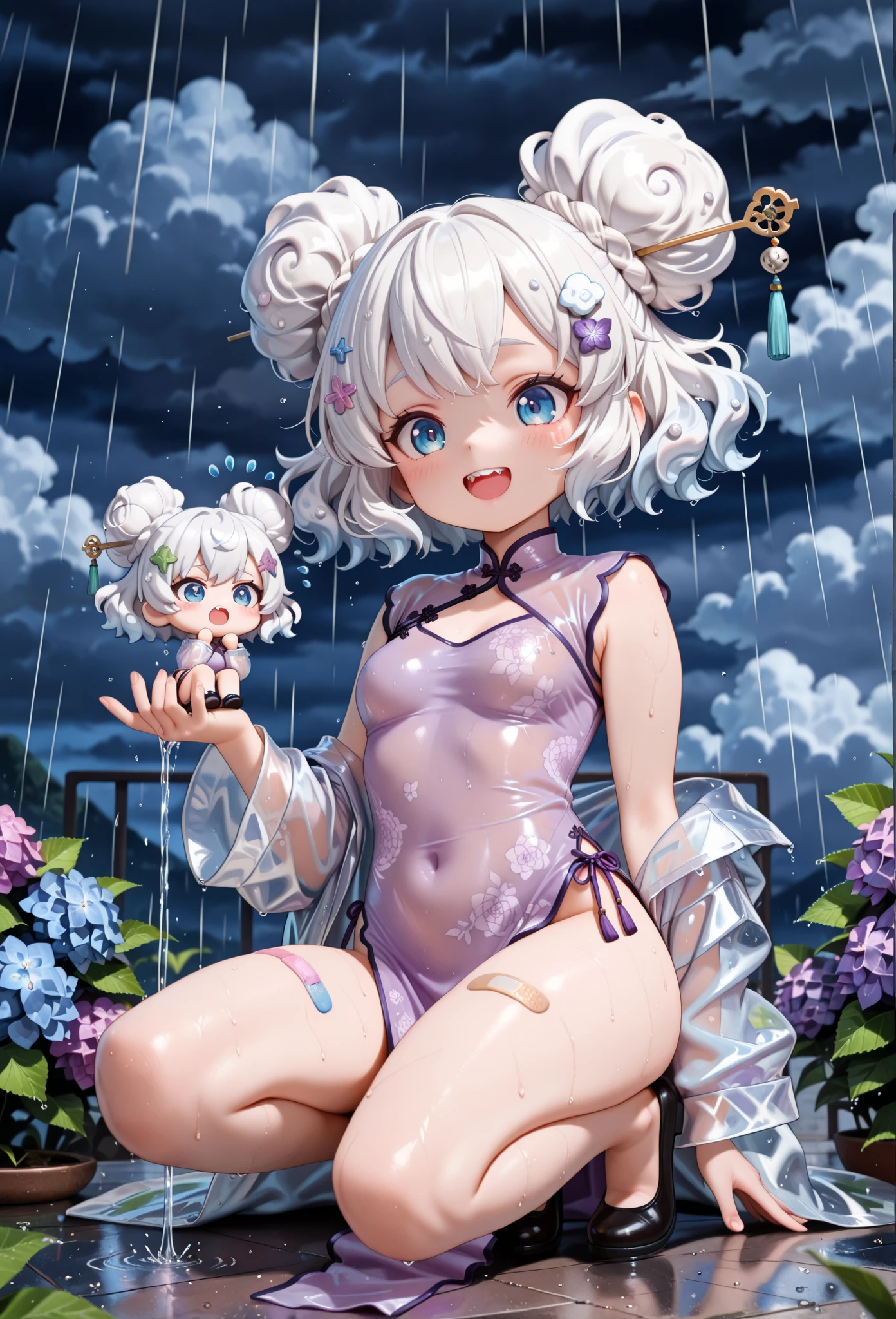 score_9, score_8_up, score_7_up, masterpiece, best quality, perfect facial features, highest resolution, 8k, amazing quality, detailed eyes, clear eyes, dynamic composition, dynamic pose, face clearly visible, close-up of face, low angle, turn your side, view from the side, turn only your face, face close, 1 girl, solo, Repochi, light blue hair, short hair, fairy wings, fairy, fairy girl, (fairy girl), Repochi's clothes, fairy clothes, fairy dress, dynamic pose, signature pose, striking a pose, low-angle, cool pose, full body, cute pose, BREAK A girl holding a whiteboard with the words "OC Popularity Poll" written in colorful letters, BREAK "OC Popularity Poll" written in large letters at the top of the screen in the title logo, BREAK movie poster style, BREAK popularity poll poster style, dynamic pose, signature pose, striking a pose, low-angle shot, cool pose, full body, cute pose, (((clear contrast between light and dark, cool color image)))