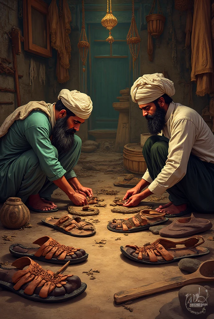 Handmaking “Historical craftsmen in Peshawar handmaking Peshawari sandle from ...