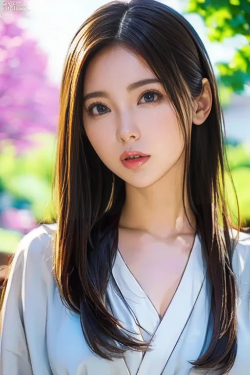 Focus on people。Create and express the best shining composition of the person in a realistic way。((​masterpiece))、(((top-quality)))、((ultra-detailliert))、(A hyper-realistic)、(highly detailed CGillustration)、(extremely delicate and beautiful)、Girl a masterpiece、top-quality、Realistic skin feeling、Realistic fabric、We will introduce a realist illustration focusing on the center front of girls with realistic and ultra-detailed eyes.。This is the absolute rule, and the following sentence expresses the image quality。 The greatest painter in human history meets an unparalleled beauty、It is the greatest masterpiece in the history of the Inuiku Ichigo, which depicts the most beautiful figure of a lifetime.。 Create stunning anime artwork that is currently trending on seaStation、Introducing exquisite beauty and  aesthetics。