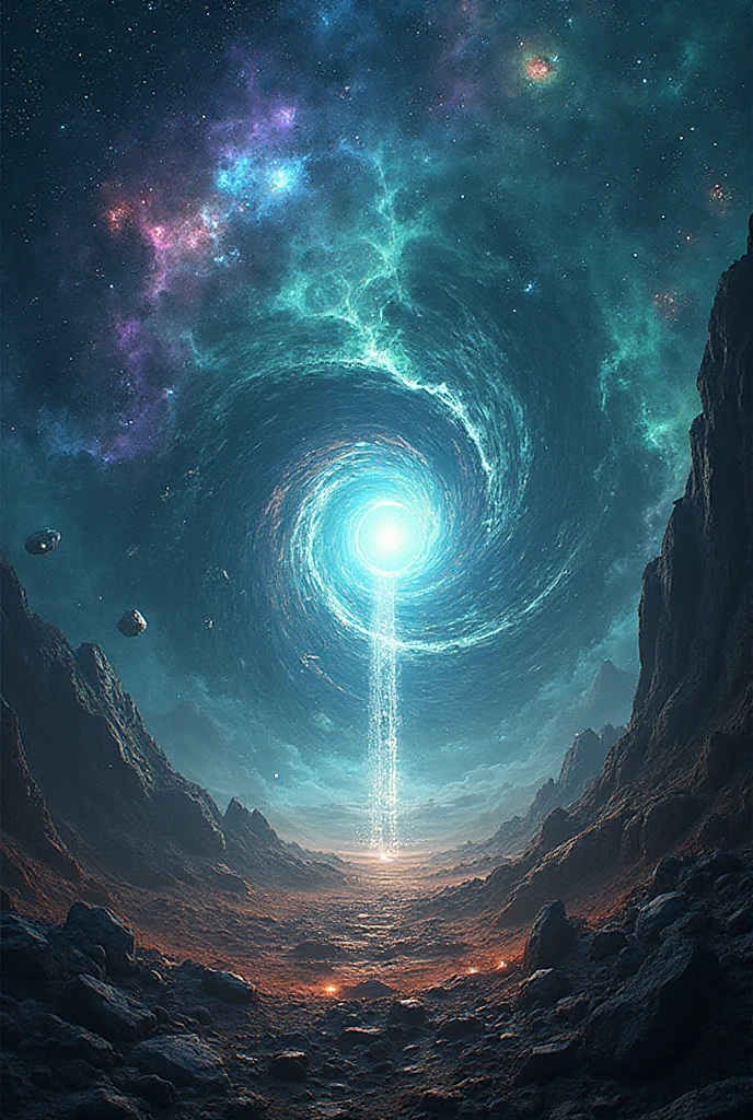 Epic cosmic scene, vast deep space filled with countless glowing stars ...