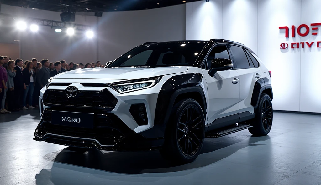 Visualize the front and side view of the 2026 toyota rav4 hybrid in ...