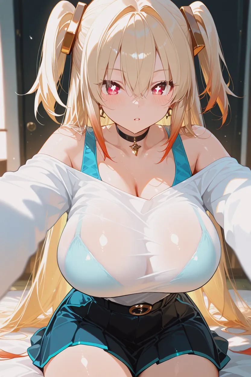 girl  out, 1 girl and 1 boy, girl put boy's  into her , girl having a  with boy, , can see girl's   and , girl sitting on boy's body, girl , no , no bra, no panties, eye shadow, , (), (()), (split),  face, full blush, clear blush, (highres:1.2), ultra detailed, detailed face, detailed eyes, ((masterpiece)),(best quality),((very detailed)), ((cinematic lighting)), (dynamic angle), detailed lighting, beautiful and delicate eyes, sweaty body, Mature and excited body, vibrant, Delicate and beautiful fingers, Detailed beautiful legs, windy, belly, lifted skirts, looking at viewer, long bright blonde wavy hair、ponytail, Off-the-shoulder knit, blushing,  shoulders、sexy pose、((embarrassed expression)), (There's  dripping from her body) emerald eyes, gloves, big ear rings, girl drooling, no-human background, there is no human in the background, detailed background, public hairs, clear eyes, Curvy but slender body, perfect eyes, perfect face, perfect lighting, torn clothes, red lips, walls, trashcan, stockings, walls, street lights, k-pop idol fashion look, cowgirl, black and red clothes, at the beer bar with no people, drunk girl