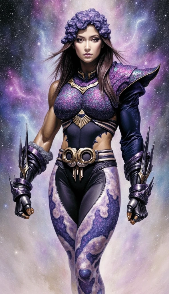 muscle woman explorer artix sea cold snowing