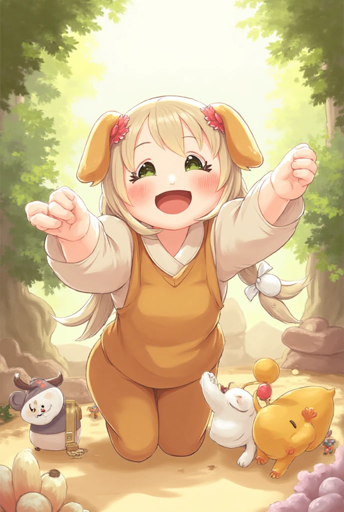 Flat , ,, , ,whole body, Thick thighs ,Ray Tracing, Bright colors, , masterpiece, Sharp focus, Highest quality, Written boundary depth, Cinematic lighting, Perfect Eyes, Rich details and textures, Anime screenshots,whole body(From head to toe), positive ,1 girl(Center photo), , The Face of God ,background(opaque:1/6), 4K High Resolution, Clear images, Written boundary depth, Cinematic lighting,Outdoor, shy,Squat,Spread your legs,Arms behind head,,chubby,