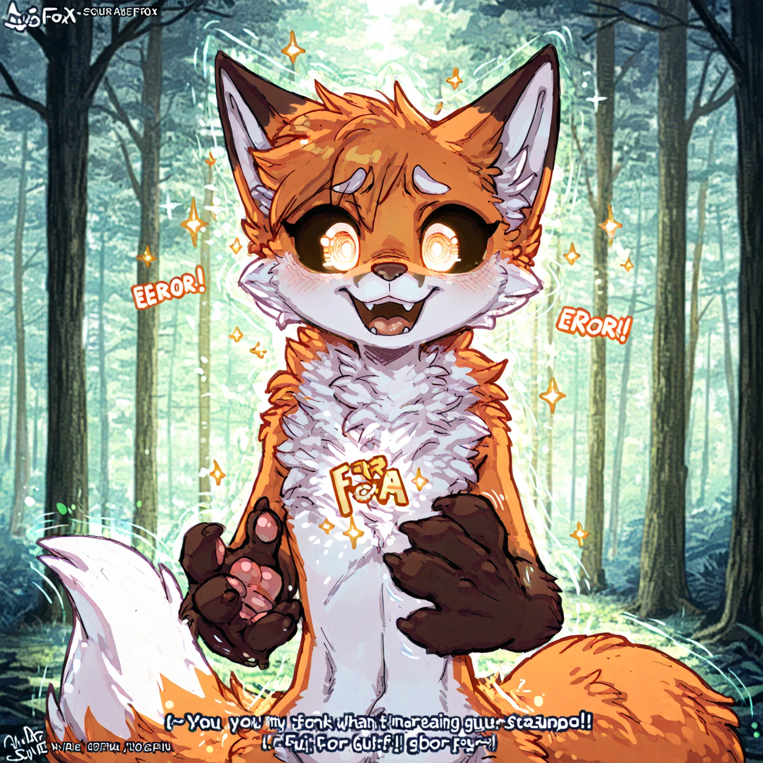 1girl(ONLY girls), any pose, doing anything, massive breasts and hips and butt, anywhere, any angle, alone, wolf, sexy, blushing, black slime wolf with red eyes (Abyss the Slime Wolf)