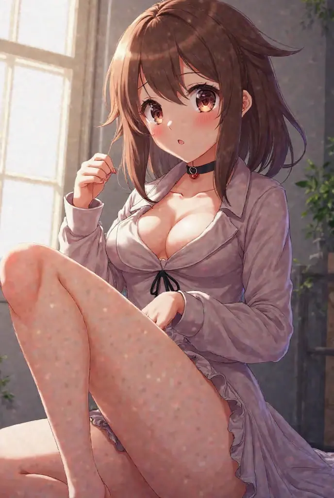 (masterpiece、highest quality、High resolution、realistic pictures、real looking skin:1.1)、
(A woman is sitting on a sofa in a hotel lobby:1.8)、
(The length of the dress is short so you can probably see her panties.、They inevitably lengthen their length to hide their panties.:1.8)、
(looking at her from the front:1.8)、
(she has a grinning expression on her face:1.8)、
(Since it's a hotel, I don't violate manners such as opening my ?????????? or standing on my knees.:2.0)、
(She is wearing a gray long-sleeved turtleneck mini-knit dress.:1.8)、
(There is a gap around the ????? of that dress and you can see her cleavage.:1.8)、
(I am wearing black middle boots.:1.8)、
(The panties are red and have a pattern.:1.8)、
(Bra and panties are always included:1.5)、
(brown medium ponytail:1.5)、
(small face:1.5)、
(she is 25 years old:1.5)、
(Her ??????? are D cup, so you can see her cleavage through the gap between her ???????.:1.5)、
(Location: Hotel lobby sofa:1.5)、
1 Japanese girl、solo、full body esbian、beautiful eyes、shining eyes、Shining thighs、????