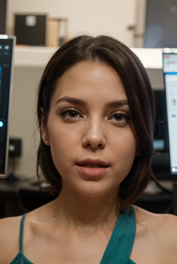 Computer scan with eye