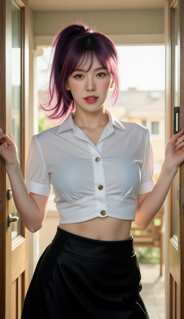 {(masutepiece) (8K High Resolution) (top-quality) (ultra-definition) (A hyper-realistic) (a beauty girl) (Raw photography) (Photorealsitic) (The most beautiful face) (perfect bodies) (Five Fingers) (9th class) (sixteen years old) (Korea person) (full body Esbian) (one girls) ((Pink short hair) (Body and face without defects)} {(cheng xiao) (Small round face) (Perfect high nose) (Perfect big eyes) (Beautiful double eyelids) (Staring sexily at the camera)} (underground room) (Bright lighting) ((Being in a dark classroom)) ((srestrained)) ((Hand flail, fetters, gargantilha)) (()) ((Arms turn back)) ((Bind your wrists with a rope)) (((Sit on the ground))) ((Bind your ankles with a rope)) (((Drenched Japan Uniform、Button shirt with collar、Wet Short Pleated Skirt))) (((Shy))) (((Blushing))) ((( focus))) ((( focus)))