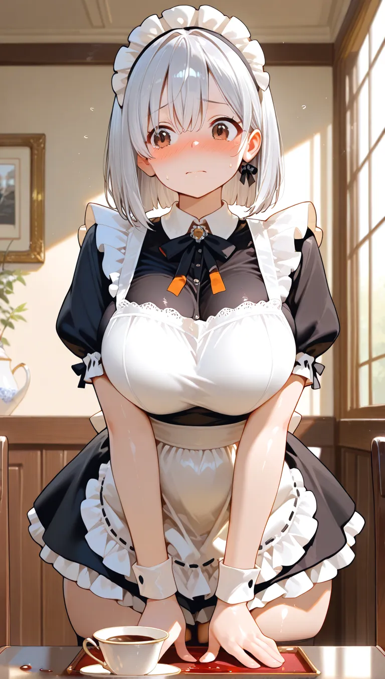 (a minigirl below the ??????? of a giantess: 1.1), (height_difference:1.5), (size_difference:1.2), restaurant, food, dining, she is looking down at her, she is looking down, a giantess looking down at a minigirl, a giantess with a minigirl below her ???????, she is looking down at her, (giantess:1.6), smug, :3, (1girl:1.2), solo, female focus, cleavage, shiny skin, a crowd of people on a table below the ??????? of a giantess, a crowd of people on a platform in front of the ??????? of a giantess, (multiple_girls:1.1), (rear end:1.2), (minigirl:1.7), (minigirl on a table: 1.1), sweaty,