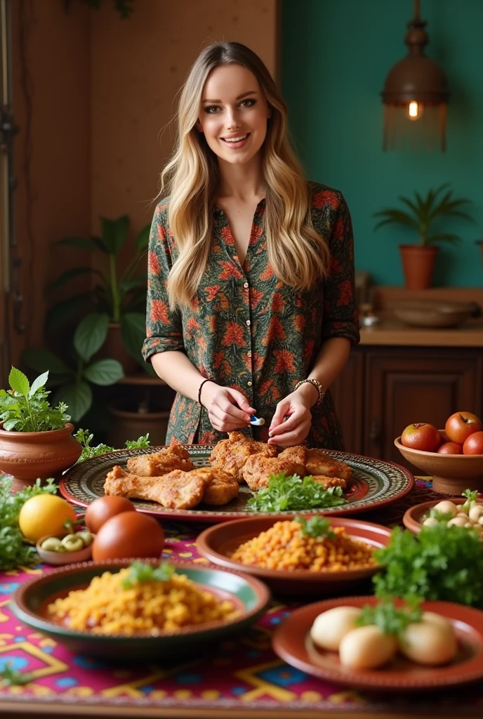 (Cooking Show Style) 🎬 Opening Scene (Camera pans over a colorful ...