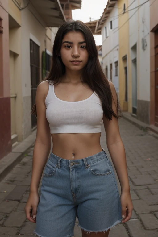 Realistic photo, ultra realistic, best possible quality, Location: sidewalk next to a crowded beach, domingo ensolarado, praia cheia de gente, linda mulher negra nua com cabelo preto, Seios muito pequenos, peludo, she is  running, jogging, wearing only running shoes, on her arm she has an ipod she listens to music through headphones, she is completely  in public, Ela sorri, add amazed people to the scene