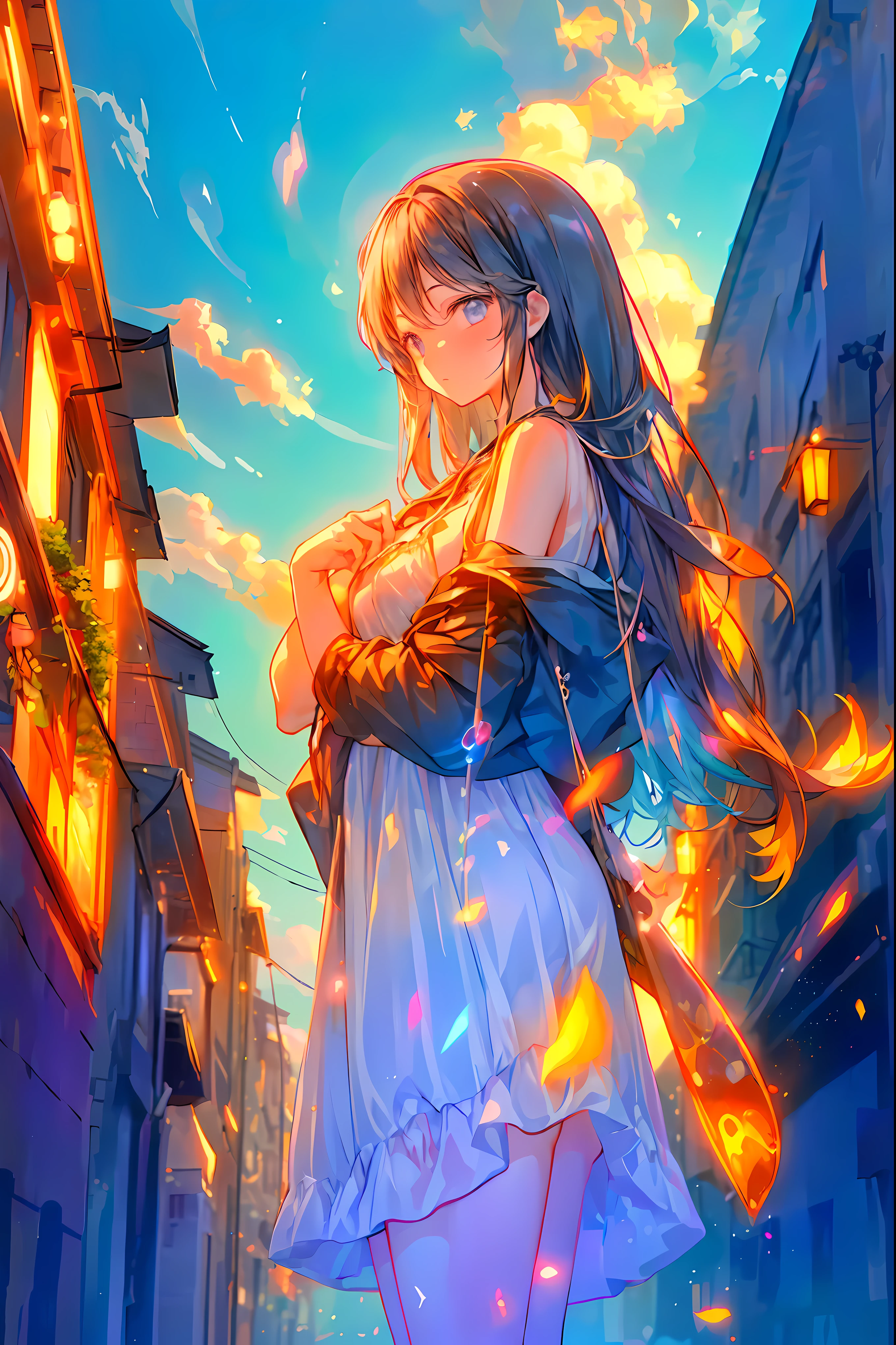 (((The background is a starry sky:2.0)))、((( buildings are invisible :2.0))),((two people girls in the center:2.0)),Transparency,,Personalization of Star Constellations,Night Skyに輝く十二star座がpeopleの姿を得て舞い降りる,(((Gemini twins))),((from above:1.2)),Outdoors,Night Sky,I can see a sky full of stars,,Stars Can Be Seen on the Hill,Stream star、空から降り注ぐStream star、無数のStream star群、girl2people,they look the same,Gemini girl,twin girls,monozygotic,soft expression,year zero,Elegant Behavior, Delicate Shape ,Realistic Expression with Attention to Details,exquisite digital art,a mysterious Night Sky background,star々white Greek style dress,High Quality,4K,Ultra Fine,Realistic,picture that follows the skin,HDR,UHD,expert level with delicate background, ,bokeh