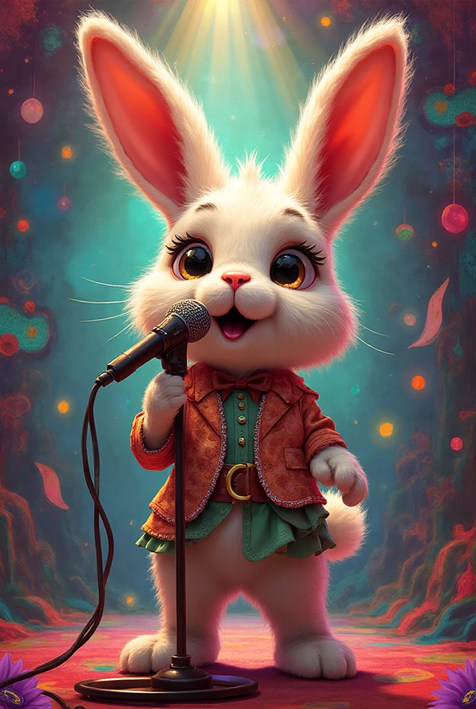 Bunny Rabbit Singer Bab Bunny the singer not that - SeaArt AI