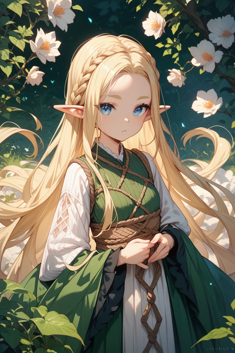 The most common elven clans。Wood Elf、Forest Elf、With the Forest Man。Originated as a light elf(ljósálfar)be。 Blessed with good appearance long-lived(Some half-elves have a human-like lifespan.) Love nature、Not familiar with machine civilization Good at bows and arrows and magic Living in a settlement in the forest.、Often uses daggers and bows as weapons。 A naturalist who is familiar with the forest、Reluctance to use fire or metal、It is not uncommon to hate machine civilization to the point of spitting。 When it comes to metals、In rare cases, not only can you not wear equipment that includes them because it leads to poor physical condition.、There are also works that say that it is impossible to even get close。 pure、Associations from naturalism?、I am vegetarian and do not eat meat、Or those that are constitutionally inedible。 Peaceful and not penchant for conflict、Exclusive to other races、He is also a stubborn person who has no mercy for those who ravage his own territory.。 Although physically fragile、He is a genius when it comes to long-range weapons, mainly bows and arrows.、There are many settings that are good at magic。 pure、Depending on the work「Elves are beautiful」and also those that。 In general, they are often considered to have a longer life than humans.、Lives in hundreds to thousands of years、As a result, the sense of time may be different from that of humans.。 Have a good temperament。 On the physical side、Hair is often gold, green, etc.。 When it comes to proportions、unclear、Slender with beautiful breasts and small breasts that reflect nobility