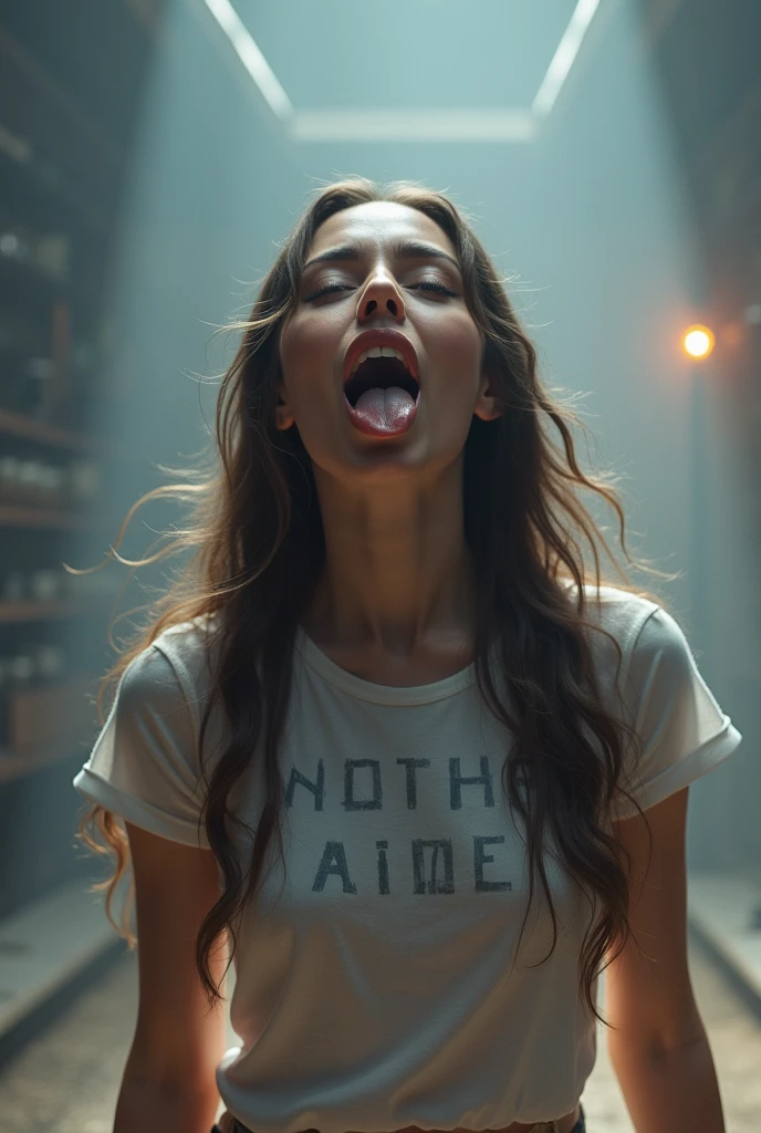 Kate Beckinsale face, tongue out