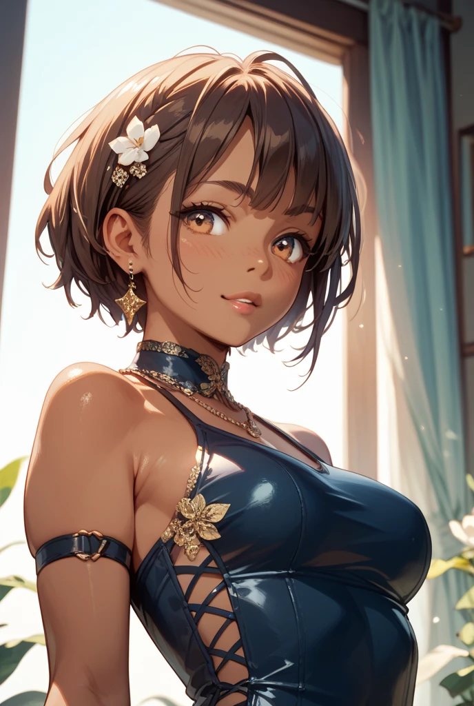 girl from ancient Egypt,1girl,((ripped Body,muscle legs,muscular thighs,muscular girl,strong and muscular,bodybuilder,strong body,muscular,feminine and muscular,ABS:1.5,huge stature,tall stature,very tall girl)),(dark hair,black hair,((black short hair slicked to the side,extremely detailed))),sweating,(((green_eyes:1.3))),intricate eyes,beautiful detailed eyes,symmetrical eyes,((((lustrous skin:1.5,bright skin: 1.5,skin tanned,shiny skin,very shiny skin,shiny body)))),(spider lower abdomen,narrow waist,wide hip,athletic body,inflated legs,thick thighs),((detailed face)),beautiful detailed lips,

,

barefoot,(( armor)),cleavage,underboob,ripped clothes,revealing clothes,(((damaged armor,damaged clothes,broken armor))),metal armor,broken armor,((((bandaged legs:1.5,bandaged arms:1.5,bandaged breasts,white bandage)))),((( cloth:1.1,wet clothes,intricate outfit,embroidered outfit,ornate outfit,intricate clothes,embroidered clothes,ornate clothes))),

dynamic and  pose,looking at viewer,embarrassed,centered,scale to fit dimensions,Rule of thirds,

outdoors,(egyptian palace,egyptian palace background,pyramids in the background),scenery,(oasis,oasis background),extremely scenery,(puddles everywhere,moss,moss on the background),clouds,Egypt style,Egypt castle,lily pads,palms,reeds,(sunset, golden hour),

(Glossy Egyptian ornaments),highres,sharp focus,(ultra detailed,extremely detailed),(photorealistic artwork:1.37),(extremely detailed CG unity 8k wallpaper),(((vibrant colors,vibrant theme))),(intricate),(masterpiece),(best quality),artistic photography,(photography taken by sldr),(intricate background),perfect rendered face,perfect face details,realistic face,photo realistic,((intricate detail)),(((realism))),
