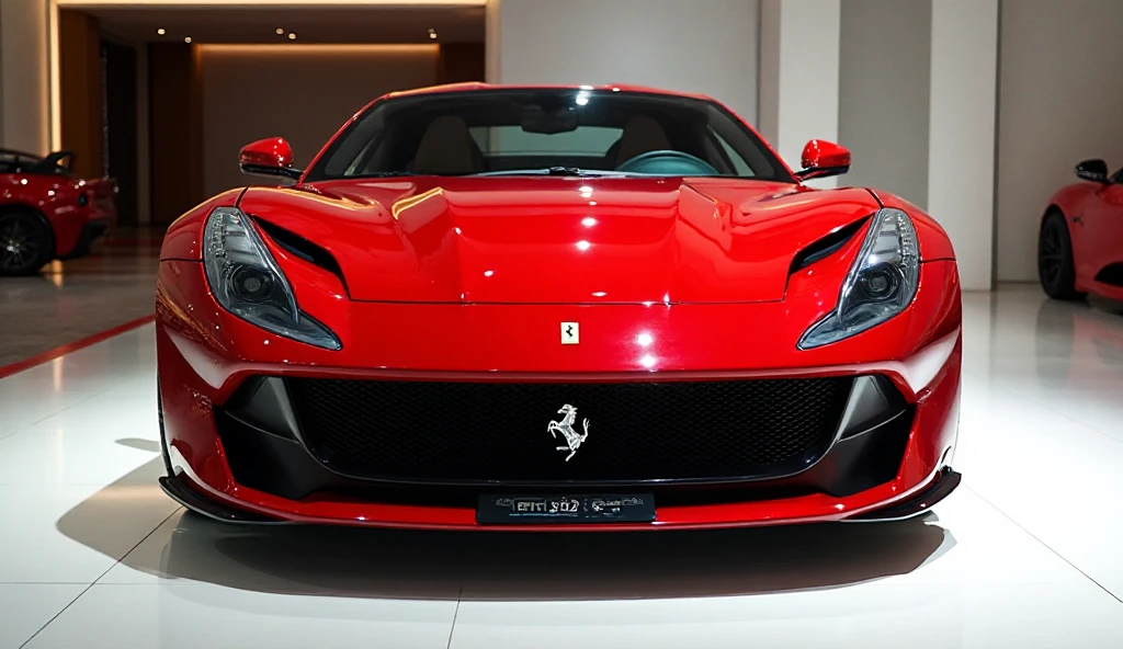 Front said bumper rear view of painted red with shiny clour 2025 ...