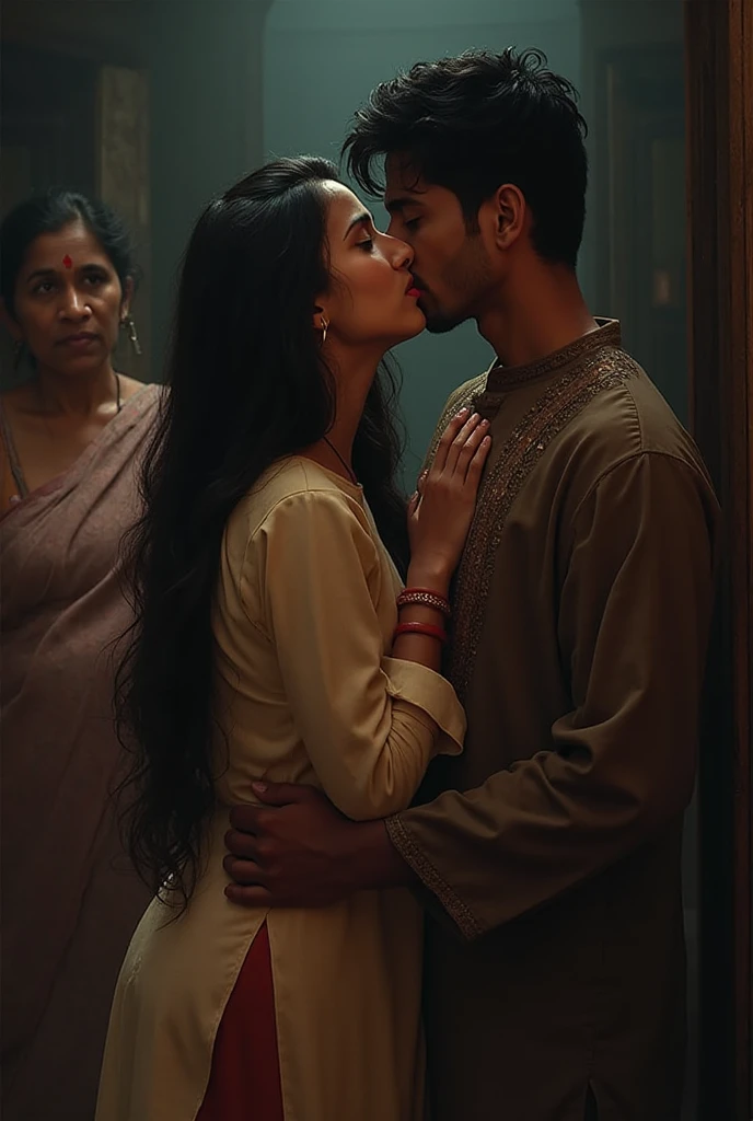 Hindu boy kissing muslim girl