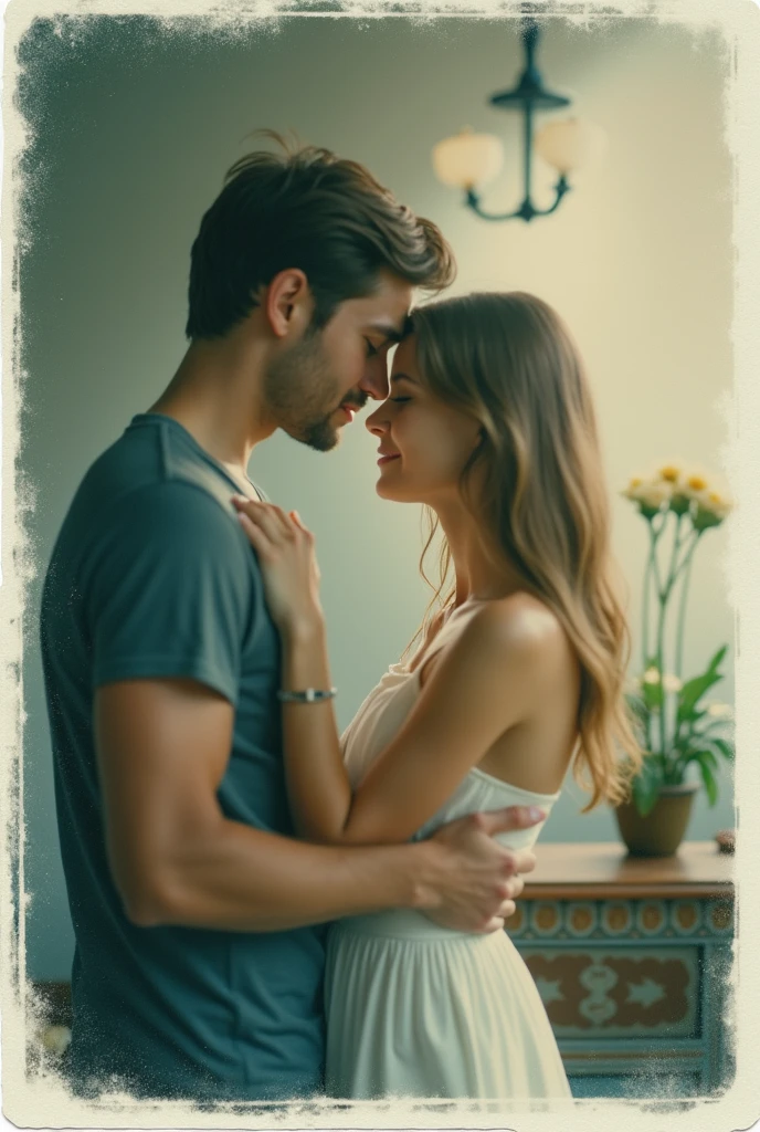 Man and women talking love