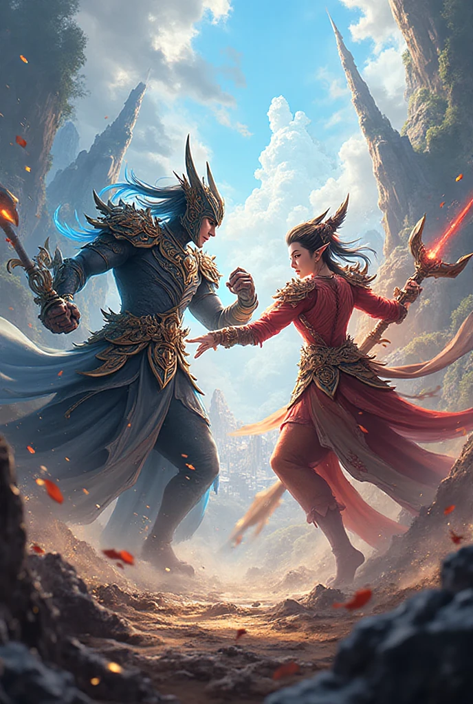 Hyper-realistic digital painting of the natural beauty of Vegeta + Alita anjo de combate  poder fenix with piercing eyes, reflections in the pupils, highly detailed, dynamic and perfect composition, in grunge graffiti style using the airbrush techniques of Wadim Kashin, combining the gentle artistry of Jose Royo, Boris Vallejo, Julie Bell, Carne Griffiths and Brian Froud, precise , with centered symmetrical composition, surreal and fantastical setting, sharp focus, illustration, accent lighting, contrasting vivid paint colors, artstation trend