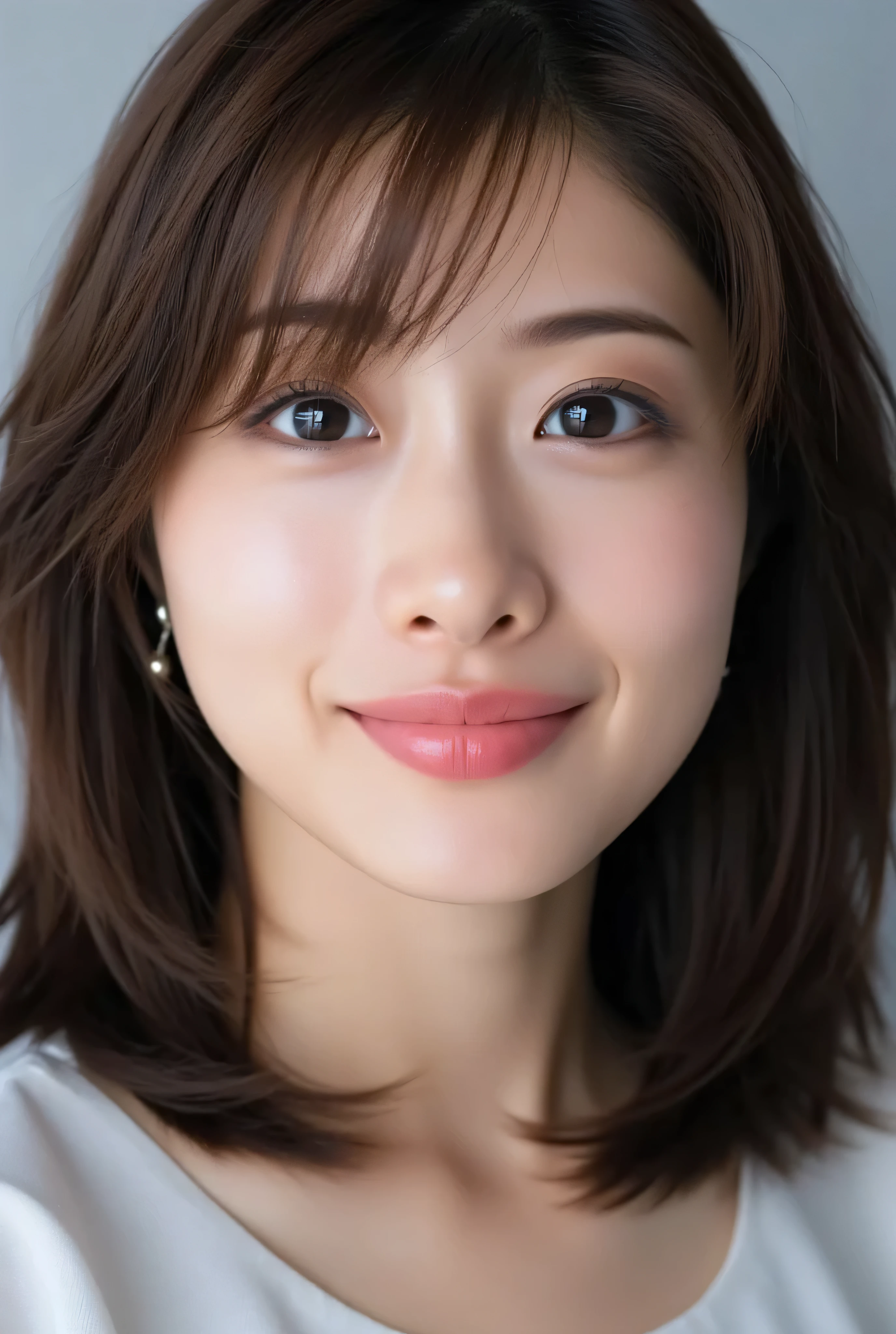 ISHIHARASATOMI,looking at viewer, beautiful skin, beautiful eyes, beautiful face, make up, masterpiece, Super Details, Best lighting, Realistic and Realistic Pictures, high definition RAW color pictures, slightly smile, highly detailed eyes, asian