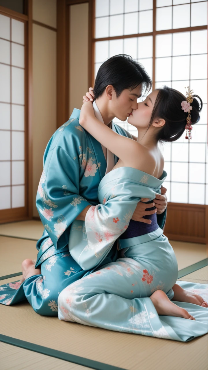 ((Images of a man and a cute woman like an idol))、((Toddler images))Grandpa holding his cute 7-year-old daughter, Granddaughter wearing a sheer yukata7Age is on my lap., sheer yukata kimono, 、((When she opens her yukata, her flat is revealed.......)).((Flat and small )).((grandfather7Kissing and touching my 19 year old granddaughter'S Small ))(( the front of your yukata and touch your .));、((grandfather touches his daughter'his hand on my '''''Between the legs));Detailed images of my daughter'Father and uncle touching